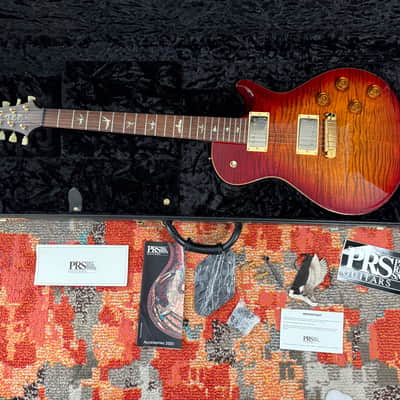 2001 PRS Brazilian Limited Singlecut #47/250 - Dark Cherry Sunburst - ALL ORIGINAL + Factory Provenance image 3