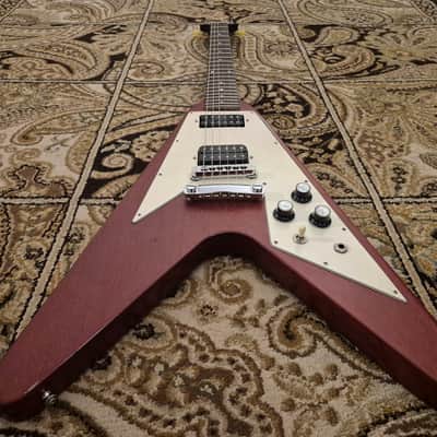 Gibson Flying V 2005 - Faded Cherry w HSC image 2