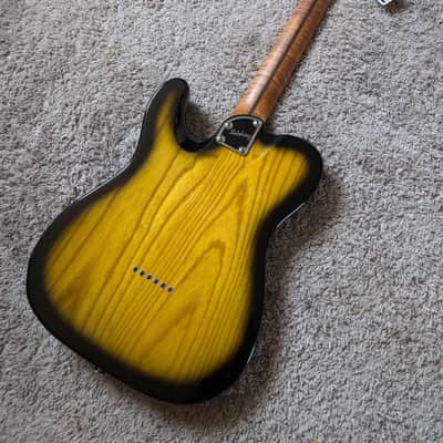 Electric Guitar Soloking MT-1 Ash Fm With Roasted Flame Maple Neck In 2 Color Sunburst Nafiri Special Run image 4