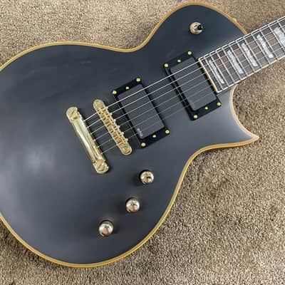 ESP LTD EC-1000 Electric Guitar – Vintage Black – B Stock image 4
