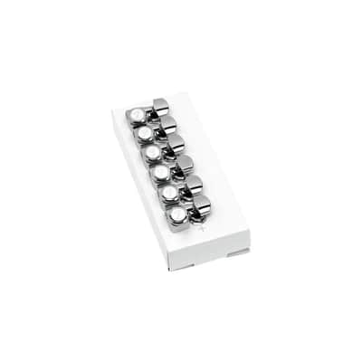 Fender Locking Stratocaster/Telecaster Guitar Tuning Machines, Set of 6, Polished Chrome image 4