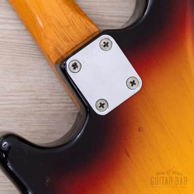 1966 Fender Mandocaster Vintage Electric Mandolin Sunburst, 100% Original w/ Case image 14