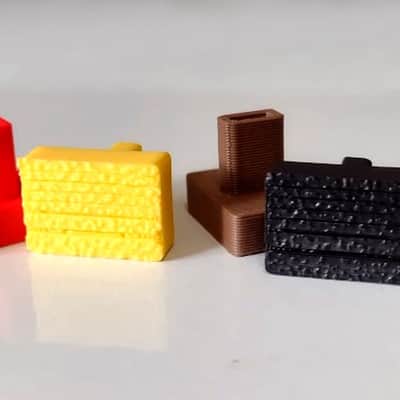 Alesis HR-16 Slider Knobs - Black, Yellow, Red, Brown