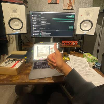Yamaha HS7 6.5" Powered Studio Monitor (Pair) 2015 - Present - White image 1