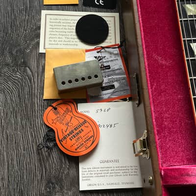 2021 Gibson Les Paul Standard 1959 Historic with Wizz Double White Pickups image 8