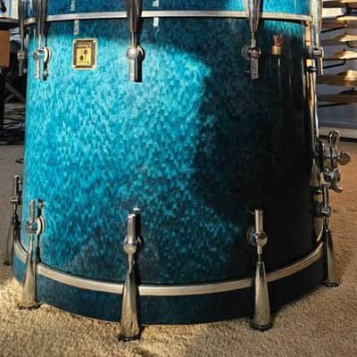 SONOR DeLite 4-piece Drum Kit Birdseye Azure Maple image 2