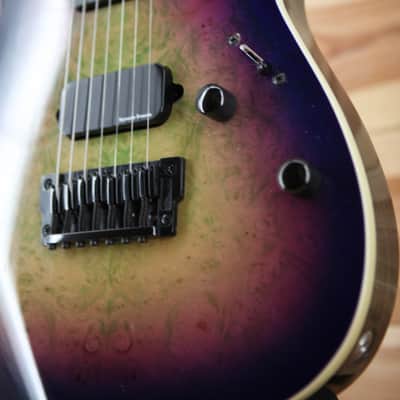Ibanez Iron Label RGIX7F-DLB - Northern Lights Burst image 8