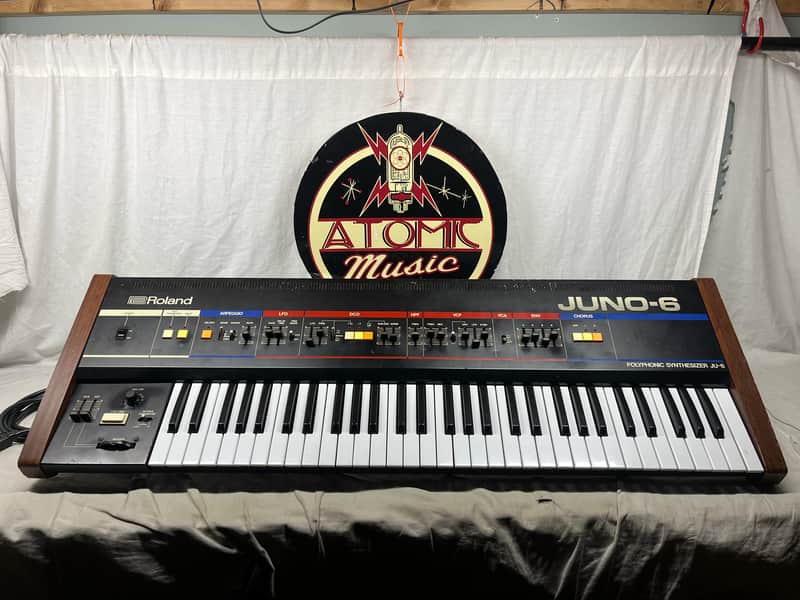 ローランド JUNO-6 シンセサイザー Roland Juno-6 61-Key Polyphonic Synthesizer | Reverb