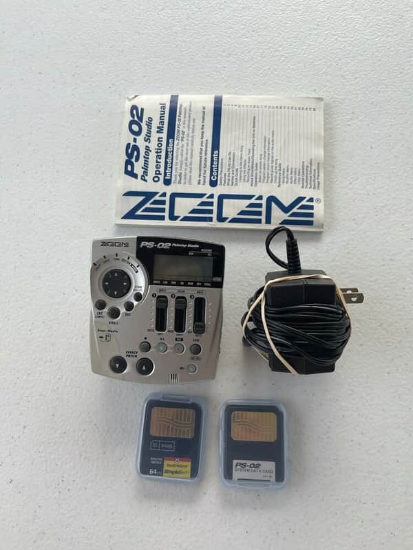 Zoom PS-02 Palmtop Studio Digital Multi Track Recorder Processor + Power Supply image 1