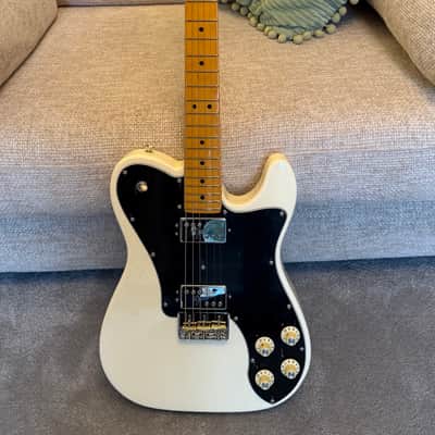Fender American Professional II Telecaster Deluxe with Maple Fretboard - Olympic White image 2