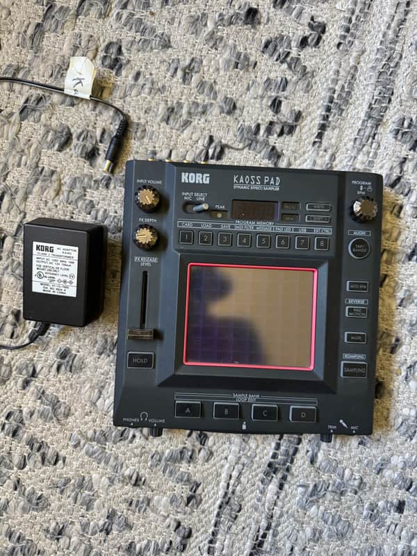 Korg KP3 Kaoss Pad 3 Dynamic Effect / Sampler 2000s - Black image 1