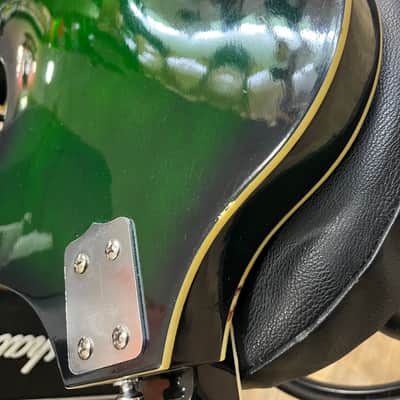 Firstman Liverpool Violin Hollowbody Electric Guitar ‘67-‘69 - Green Burst image 21