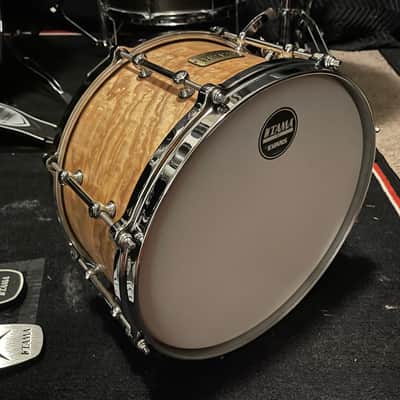 Tama LGM137STA 7x13" S.L.P. Series G-Maple Snare Drum 2012 - Present - Satin Tamo Ash image 3