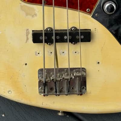 Fender Jazz Bass  1960 - ultra rare & original Stack Knob in an Olympic White Custom Color ! image 17
