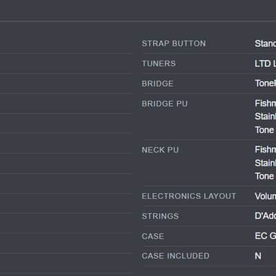 PRE-ORDER - 2026 LTD DELUXE EC-1000 ECLIPSE GUITAR / PEARL WHITE image 4