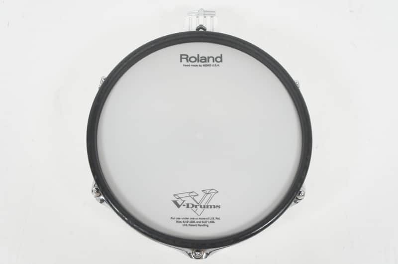 Roland PD-100 WH V-Drums Dual Trigger Pad 10" Mesh Head WHITE image 1