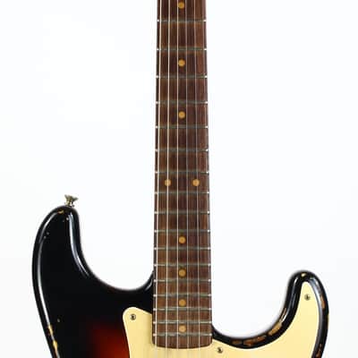 Fender Custom Shop LTD NAMM 59 Reissue Stratocaster Heavy Relic 2017 Roasted Neck 1959 Sunburst image 8