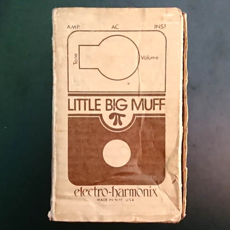 1970s Electro-Harmonix Little Big Muff Silver/Brown/Yellow