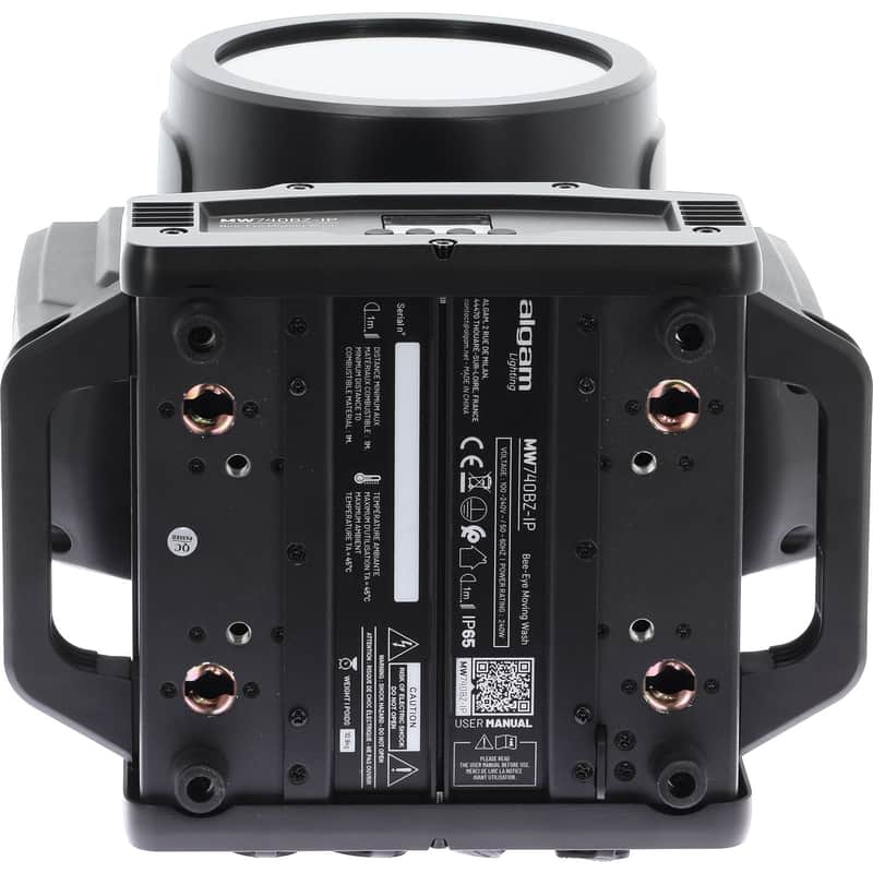 Algam Lighting MW740BZ-IP Testa Mobile Wash Led 7x40W RGBW - IP65 image 1