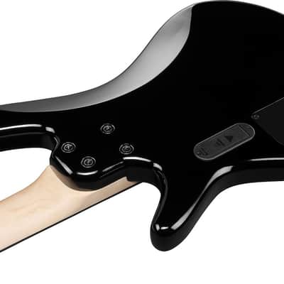 Ibanez GSR205PC GIO 5-String Bass Guitar, Purpleheart Fingerboard, Transparent Pale Black Burst image 5