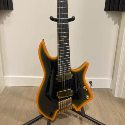 Aristides H/07 Custom - Black Orange Crackle Burst image 1