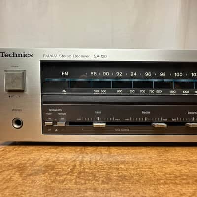 Technics SA-120 Vintage FM/AM Stereo Receiver – Cleaned, LED Upgrade, Sounds Great! image 2