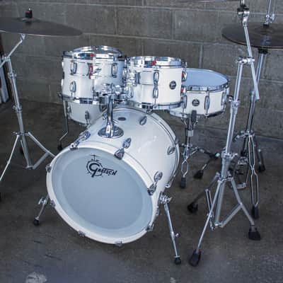 Gretsch Renown Piano White 5-Piece Kit (20/14/12/10/SD) image 6