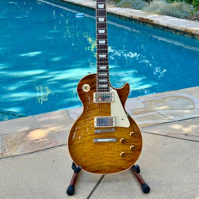 ギター Gibson Les Paul Standard 59 Reissue 1993 Gibson Custom Shop Historic Collection '59 Les Paul Flametop