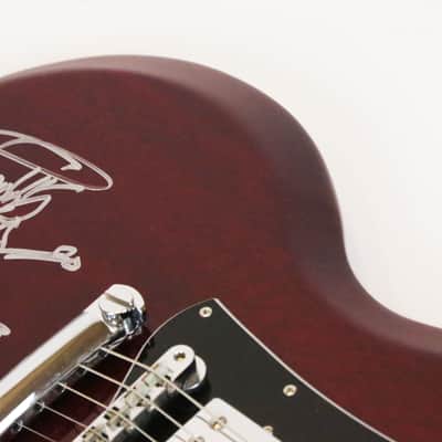 1999 Gibson SG Standard Vintage Reissue Cherry Red Electric Guitar Guns N’ Roses Signed by Slash Signature with Caricature Drawing & Brown TKL Hard Case image 14