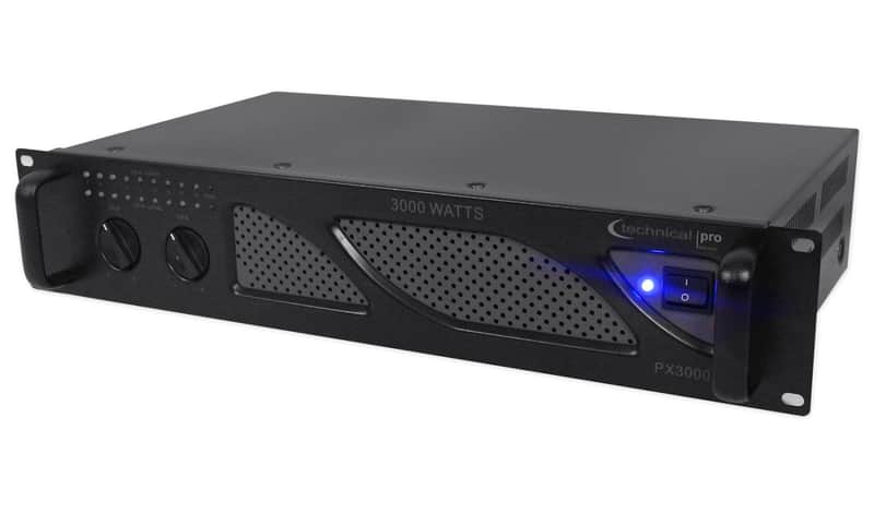 Technical Pro PX3000 Professional 2U 2-Channel 3000 Watt Power DJ Amplifier image 1