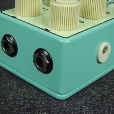 Klamac elMo' Overdrive Guitar Effects Pedal Blue Version image 3