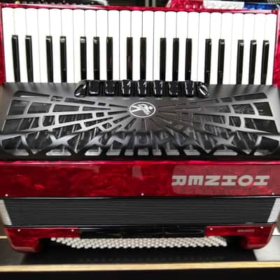 Hohner Bravo III 120 Bass Piano Accordion Red image 3