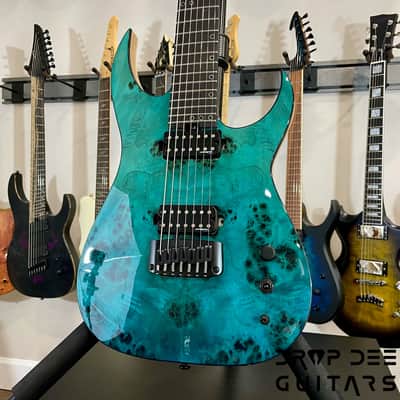Schecter Keith Merrow KM-7 MK-III Artist L 7-String Electric Guitar-Lagoon Fade image 4