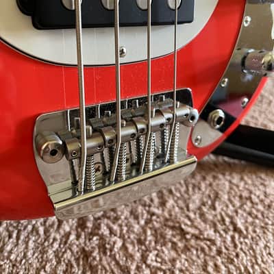 Sterling Stingray Bass - Short Scale 2024 - Fiesta Red image 2