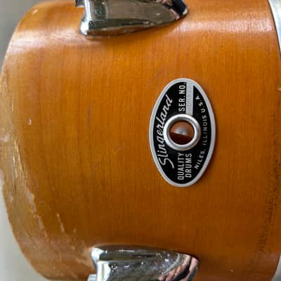 Slingerland Concert toms 8” & 10” Natural Finish image 9