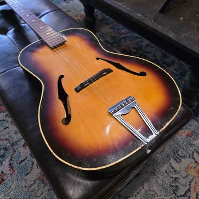 1950s Mystery Archtop - Sunburst - European, Possibly Framus image 5