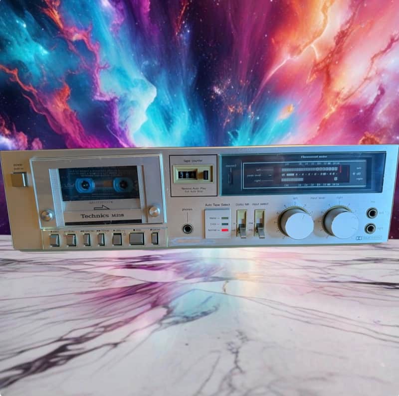 Technics RS-M218 Cassette Tape Deck Player Working Well High Fidelity Rare🎶🔥 image 1