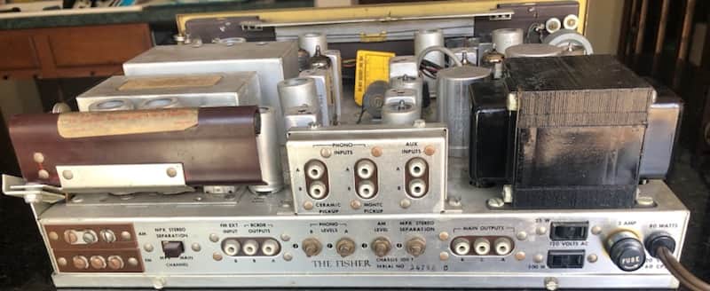 Fisher 100 T Vintage Tube Preamp Tuner Phono Stage image 1