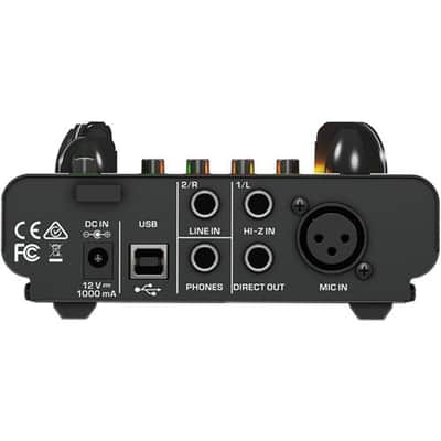 Behringer TUBE ULTRAGAIN MIC500USB Audiophile Vacuum Tube Preamplifier with Preamp Modeling Technology and USB/Audio Interface image 5