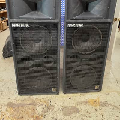 Genz Benz TAC 215 LH dual 15 inch speakers image 1