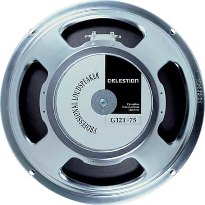 Celestion T3760 G12T-75 12" 75-Watt 16 Ohm Replacement Speaker 2010s - Silver image 1