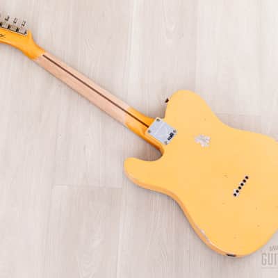 Fender Custom Shop Limited '51 Telecaster HS Blackguard Relic w/ Humbucker, Faded Butterscotch image 11