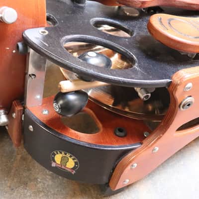 Farmer Foot Drums 7 Pedal Portable Acoustic Foot Percussion With Case image 4