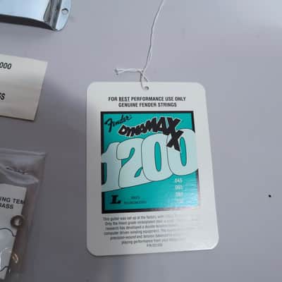 Fender Jazz Bass Precision Bass 1994 Bridge Cover & Tags image 19