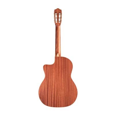 Cordoba C4-CE African Mahogany 6-String Electric Guitar (Edge Burst) image 2