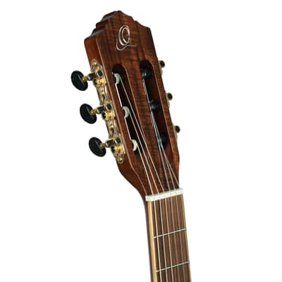 Ortega RE30TH-ACA 30th Anniversary Series AAA Acacia Top Nato Neck Nylon 6-String Classical Acoustic-Electric Guitar w/Gig Bag image 16