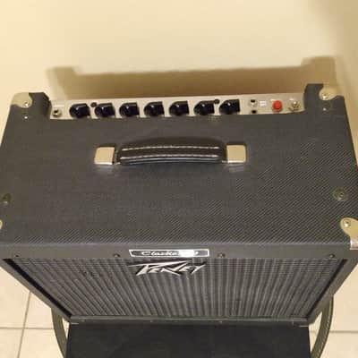 Peavey Classic 30 2-Channel 30-Watt 1x12" Guitar Combo Amp - Black Tweed w/ Cover image 8