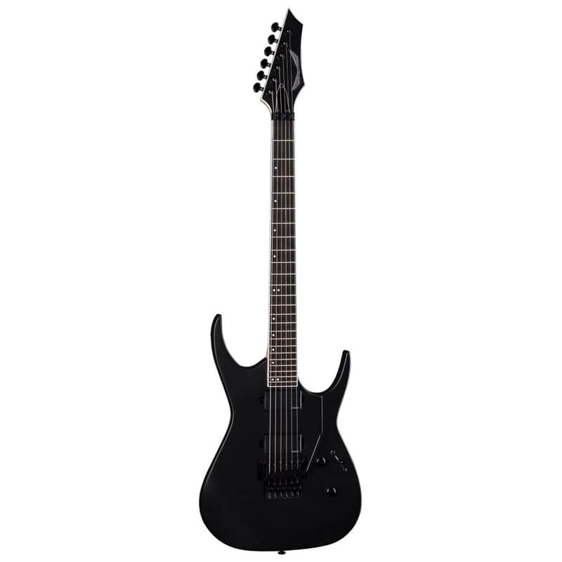 Dean Exile Select Floyd Fluence Guitar, Ebony Fretboard, Black Satin, EXILE F FL BKS image 1