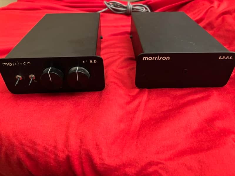 Morrison E.L.A.D Audiophile preamp w/seperate power supply - blk
