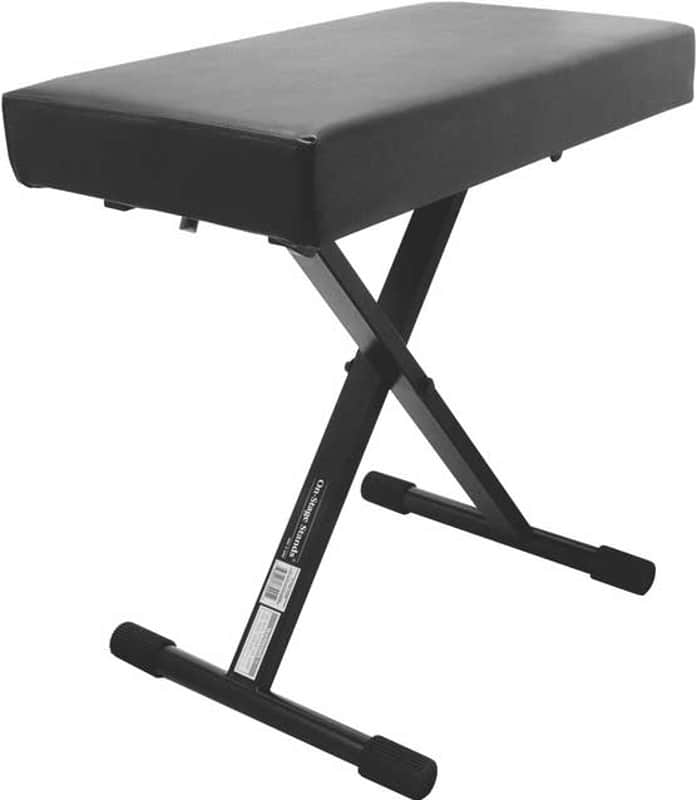 On-Stage KT7800+ Deluxe X-Style Keyboard Bench image 1